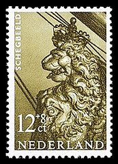 NVPH 769 - Zomerzegel 1962 - Schegbeeld