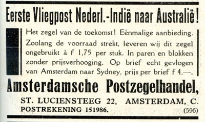 advertentie zegel van de toekomst