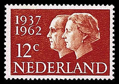 NVPH 764 - Zilveren huwelijk Juliana en Bernhard