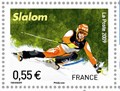 kampioenschappen-skien-val-disere-2009-frankrijk-postzegel