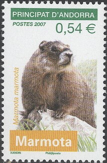 1-postzegel-marmota-marmota-alpenmarmot-murmeltier-andorra-2007-postzegelblog