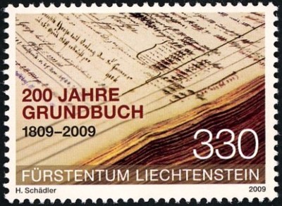 200-jaar-grondwet-liechtenstein-2009-postzegel