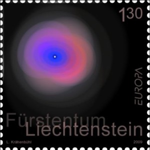 astronomie-liechtenstein-2009-postzegel