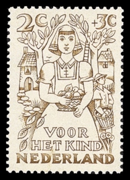 NVPH 544 - Kinderzegel 1949 - herfst