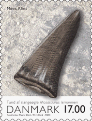 tandmosasaurus_denemarken_2009_natuur_postzegel