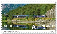 bergen_trein_noorwegen_postzegel