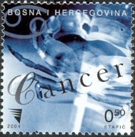 2-postzegel-kreeft-bosnie-herzegovina-2004