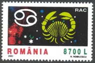 5-postzegel-kreeft-roemenie-2002