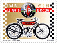 motorfiets-italie-postzegel