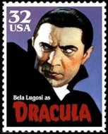 3 postzegel Dracula Verenigde Staten 1997