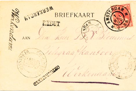 Werkendam briefkaart 1900