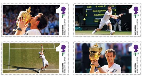 Postzegels Andy Murray