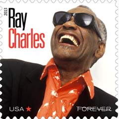 ray charles postzegel