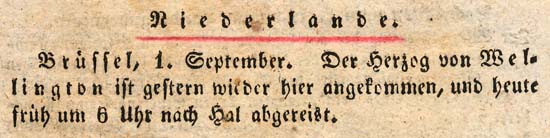 Bericht 1 september 1823