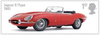 jaguar postzegel