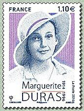 Marguerite_Duras_postzegel