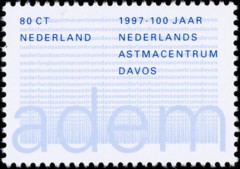 NVPH 1731 - 100 jaar Nederlands Astmacentrum Davos