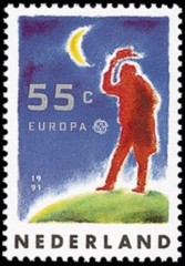 NVPH 1475 - Europa, ruimte, 1991
