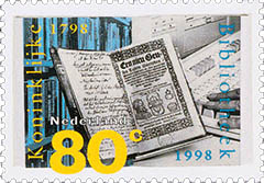 postzegel koninklijke bibliotheek