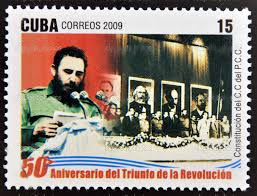 Fidel Castro tijdens één van zijn legendarisch lange toespraken.