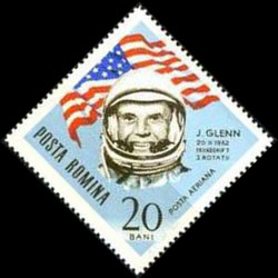 john-glenn-postzegel