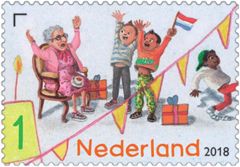 Verjaardagspostzegel - postzegel 4