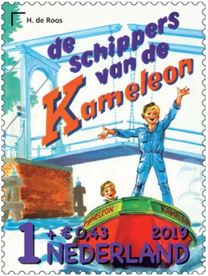 De schippers van de Kameleon - Kinderpostzegel 2019