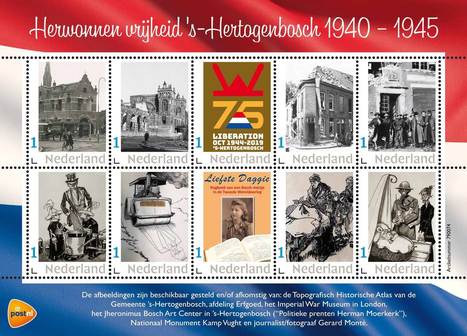 Herwonnen vrijheid 's-Hertogenbosch 1940 - 1945