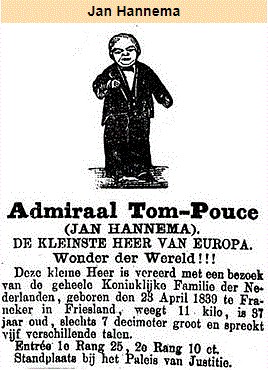 Jan Hannema alias Admiraal Tom-Pouce