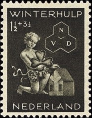 NVPH 423 - Winterhulp Volksdienstzegel
