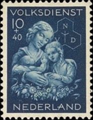 NVPH 426 - Winterhulp-Volksdienstzegel