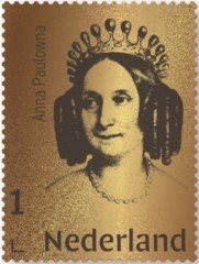 gouden postzegel Anna Palowna