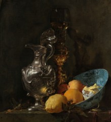 Stilleven met zilveren schenkkan - Willem Kalf